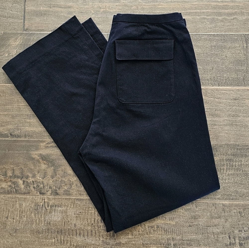 Oscar by Oscar De La Renta Black Cropped Pant - Size 6 - Picture 4 of 6